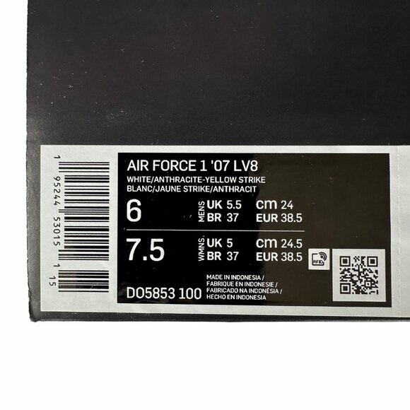 ⭐Rare Nike Air Force 1 07 Low LV8 Sz 6 Mens Shoes Go The Extra Smile DO5853-100⭐ - Picture 7 of 10